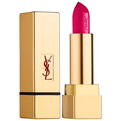 ysl rouge pur couture lipstick in 7 le fuchsia|YSL rouge pur couture shades.